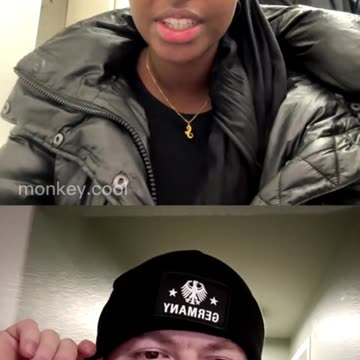 Rizzing African Girl - ome.tv, monkey, omegle rizz