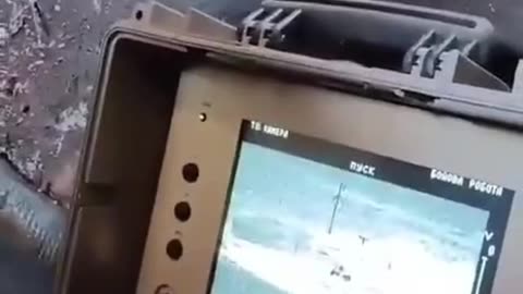 Russian Tank Smashed by ATGM