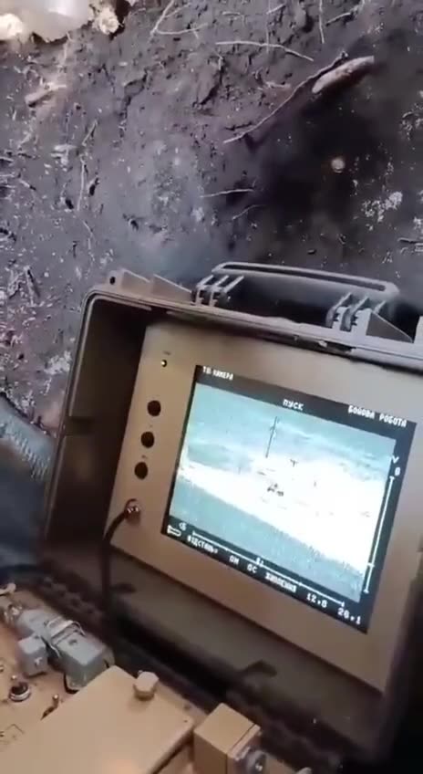 Russian Tank Smashed by ATGM