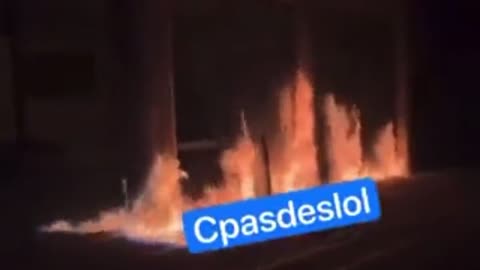 Muslim and black migrants are burning a school in France as a form of "protest" they say.