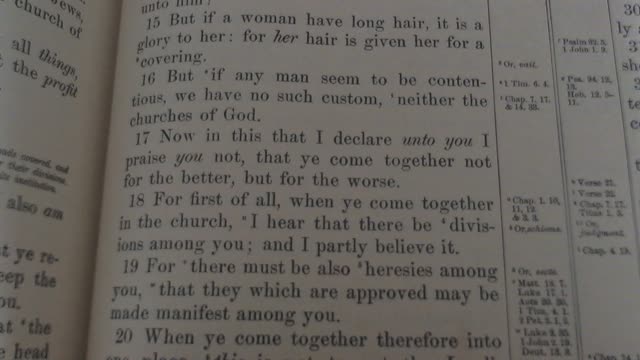 How not to be the body of Christ.