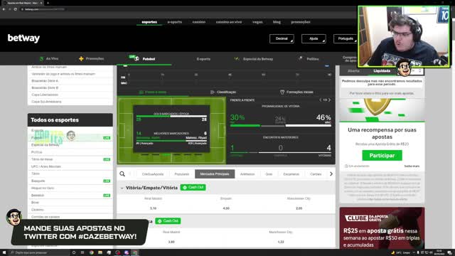 CASIMIRO FAZ APOSTAS INCRÍVEIS NA BETWAY (AGORA NÃO TEM COMO PERDER) | Cortes do Casimito