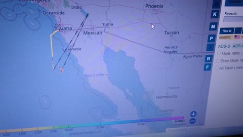 Q Plane # 33 - Mar A Lago - Data Points Birds of Interest