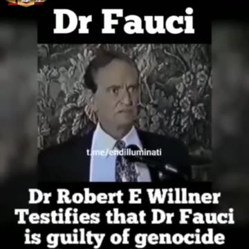 Fauci guilty of AIDS crimes.