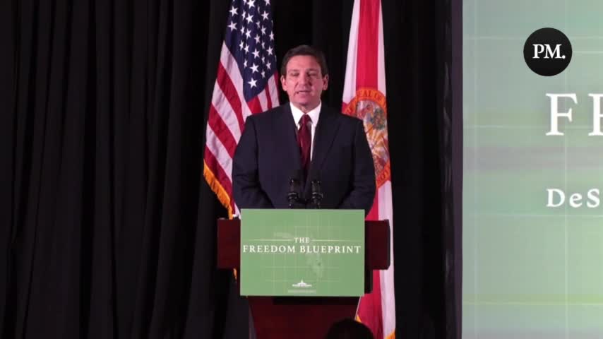 DeSantis SLAMS The Radical Left For Indoctrinating Our Kids