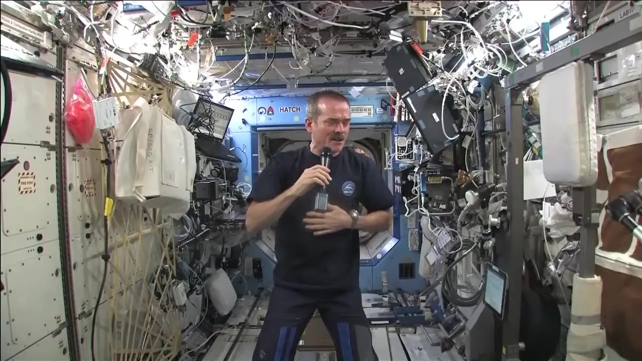 Cosmic Classroom Conclusion: Students Marvel at Station Commander's Science #nasa