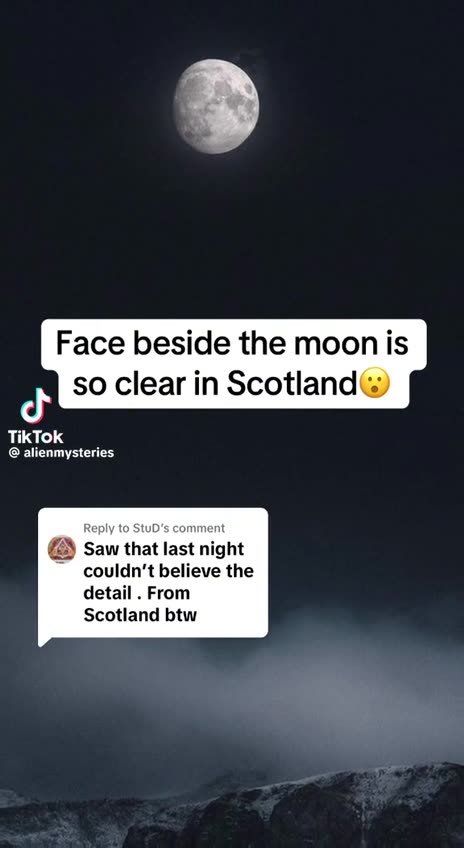 Another unknown location, look behind the Moon