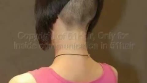 Cute bob undercut