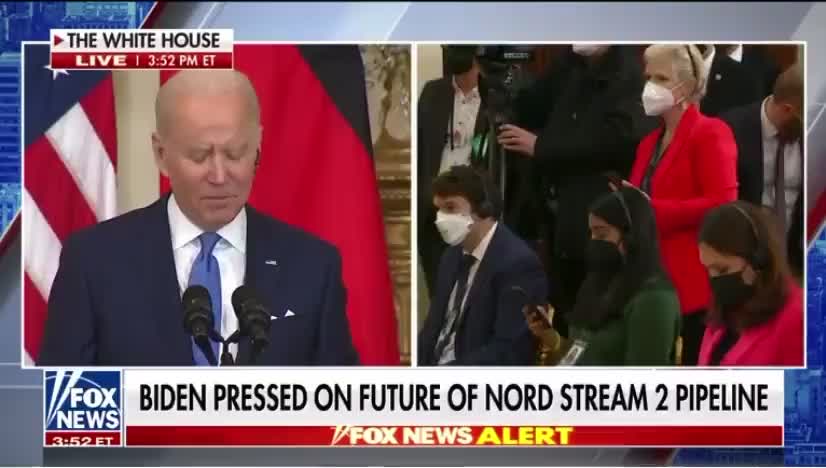 “If Russia invades,then there will be no longer a Nord Stream 2. We will bring an end to it."