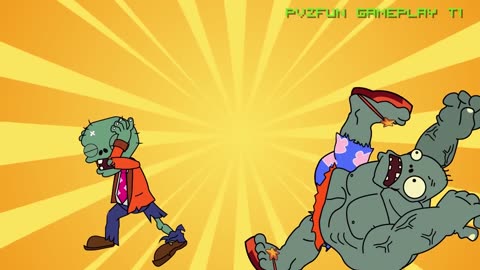 PvZ Creative funny animation Poor Zombie sad story, the giants are also afraid