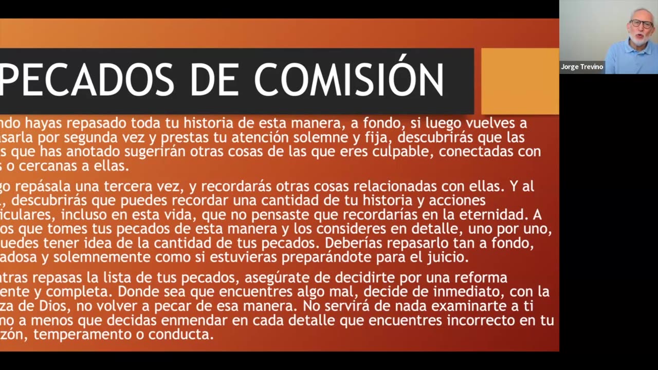 Lección 3, Parte 5/6. Pecados de Comisión.