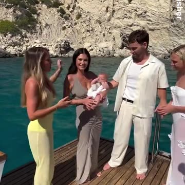 Heart-stopping moment bridesmaid drops the rings overboard