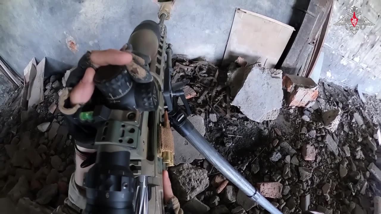 Russia Ukraine Sniper Set Up