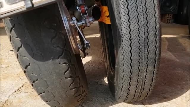 PNEU DE FUSCA NA MOTO É POSSIVEL?