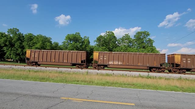 CSX Seminole Electric Coal Train Waycross GA with double DPU