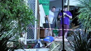 Car smashes through Melbourne home | 9 News Australia