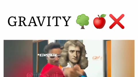 Newton's gravity funny video😂😂😂