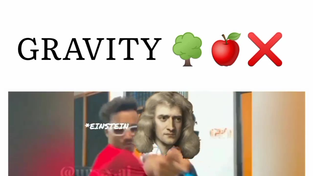 Newton's gravity funny video😂😂😂