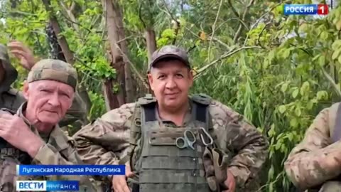 Vojáci ruského praporu Terek slaví den svatého Bartoloměje patrona