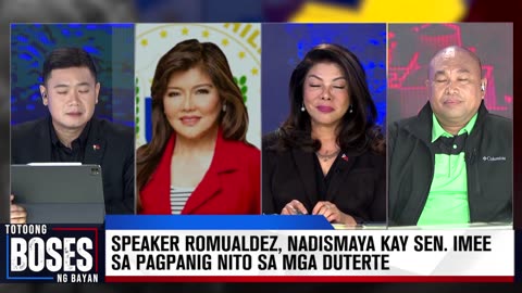 Speaker Romualdez, nadismaya kay Sen. Imee Marcos sa pagpanig nito sa mga Duterte