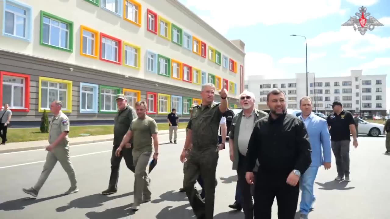 The Russian Ministry of Defense has constructed a new school in Mariupol