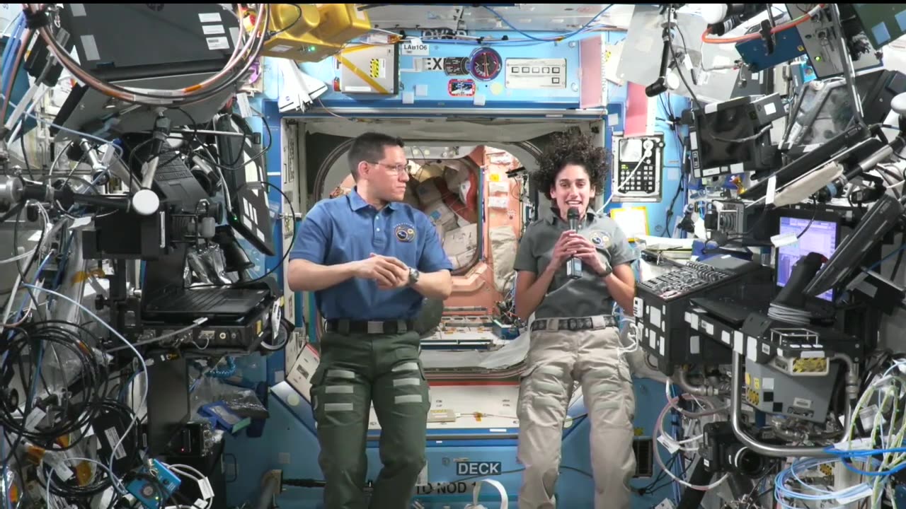 Space Station Crew Answers Gray, Georgia, Student Questions Sept- 2023