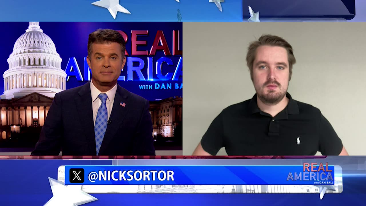 REAL AMERICA -- Dan Ball W/ Nick Sortor, Elon & Trump Conversation Reaches Millions, 8/13/24