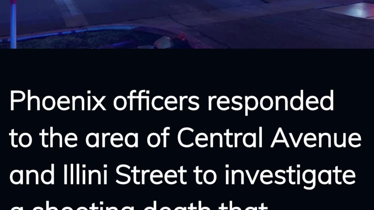 Man aims gun at woman in Phoenix, unknown person fatally shoots him, police say