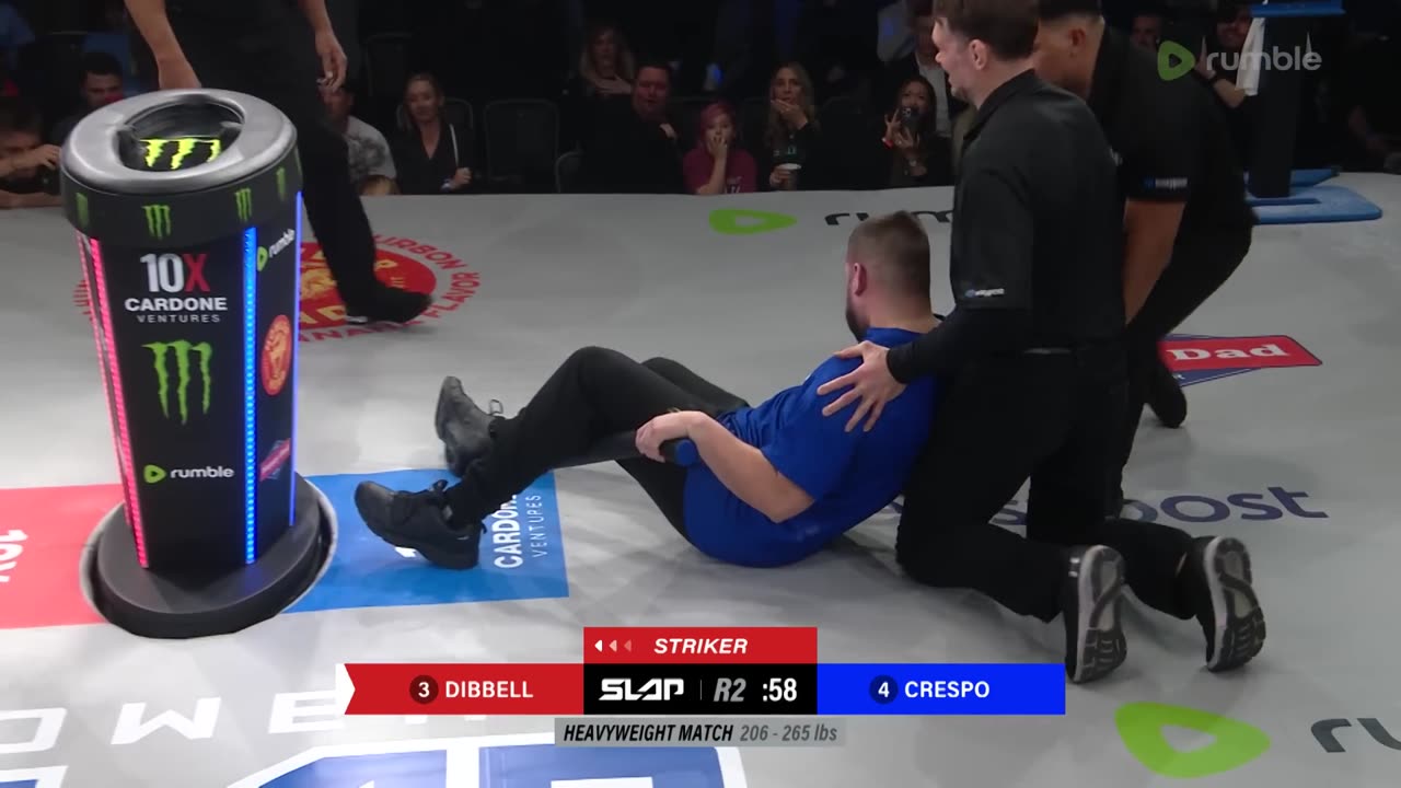 Power Slap 1 Damien Dibbell vs Duane Crespo in Prelims