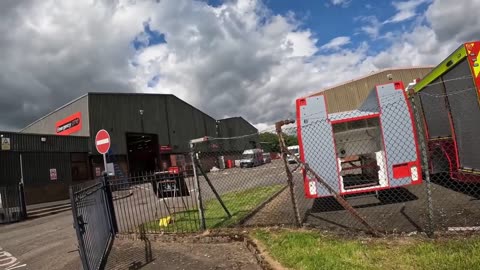WORLDS 1st FULLY ELECTRIC FIRE ENGINE MANUFACTURER 😃🚫🎥❌ #drone #audits #scotland #pinac #tyrants
