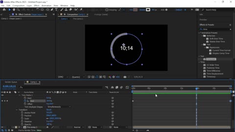 Adobe After Effect - Create Countdown Timer