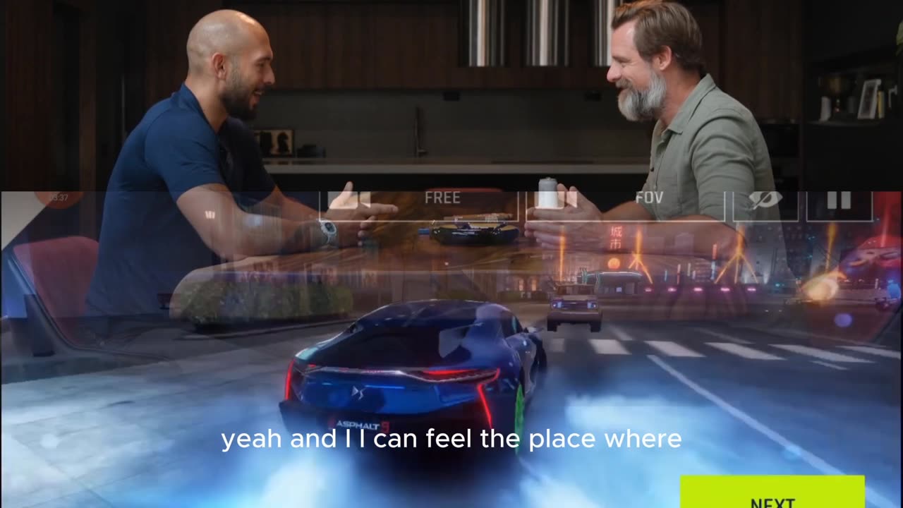 Andrew Tate's interview with a Psychologist 1 on 1 ft. Asphalt 9 gameplay