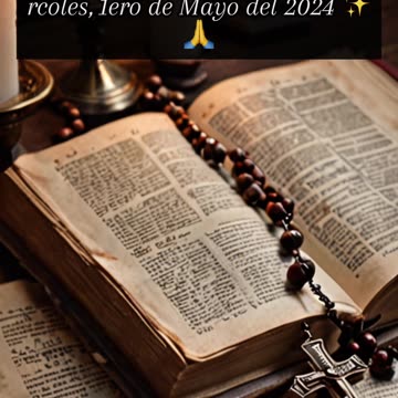 🙏✨!Evangelio de Hoy. Miércoles 1ero de Mayo del 2024!✨🙏