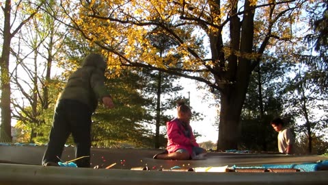 Trampoline fun