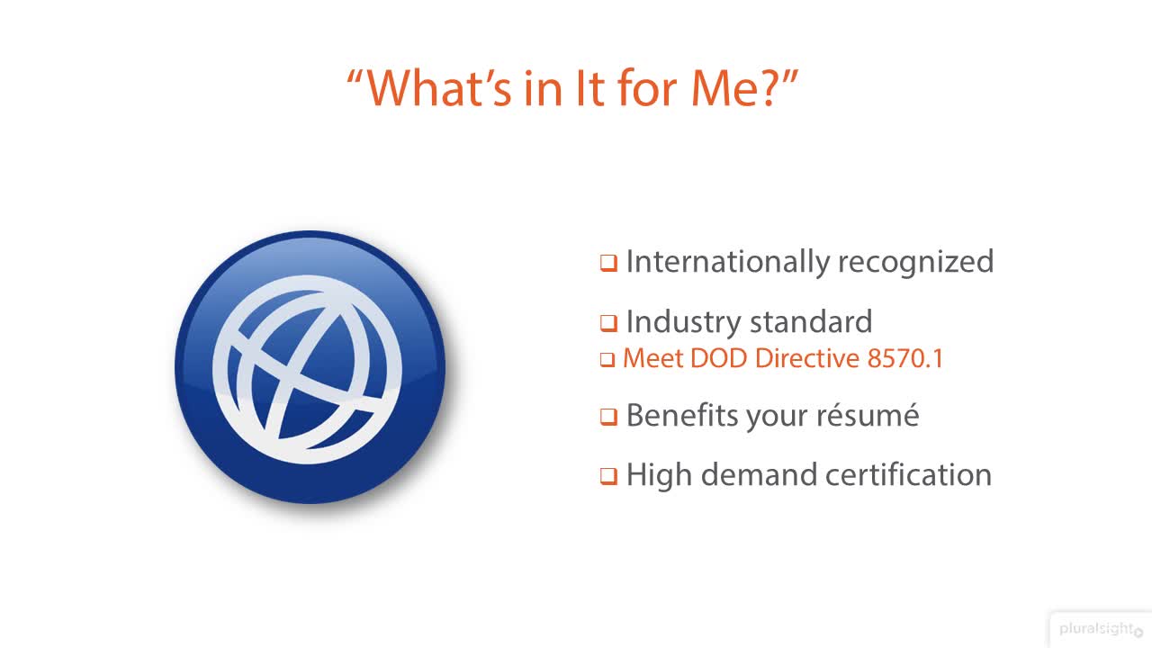 04. What Certification Brings You