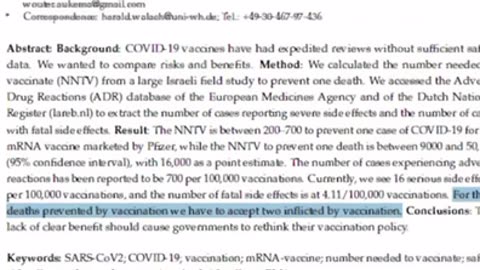 Vaccine crazy information