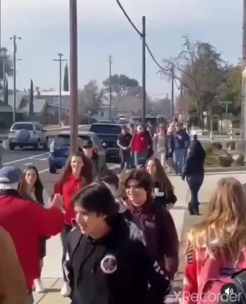 Huge Number Of Students March To School Maskless In Protest