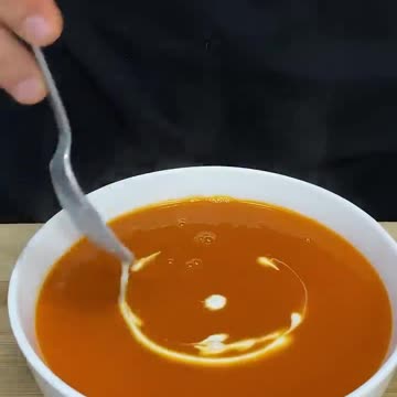 Restaurant Style Tomato Soup ASMR Cooking _ #shorts #food #cooking #asmr #indianasmrworld #tomato
