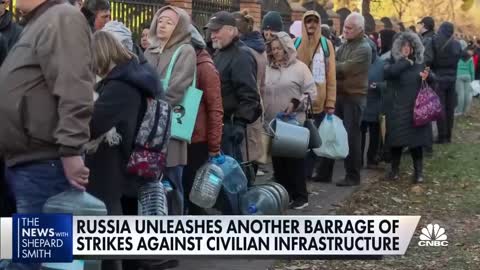 Russia unleashes a barrage of air strikes against civilian infrastruct