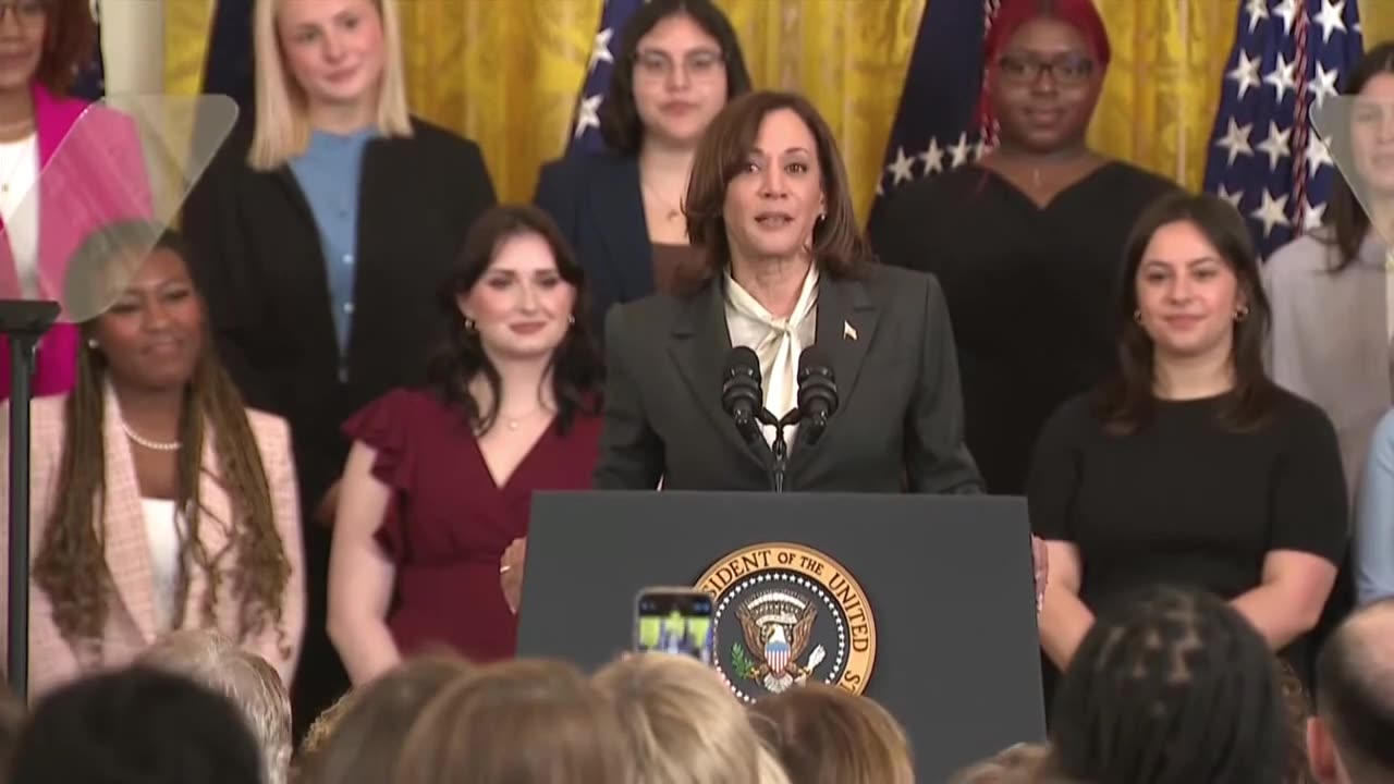 Kamala harris' word salad during Women's History Month speech