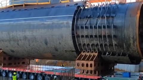 The first Soviet nuclear submarine K-3 "Leninsky Komsomol" was transported to the Museum of Naval