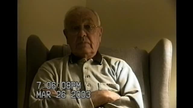 Fredrick Thomas Van Dusen - WWII Interview March 2003