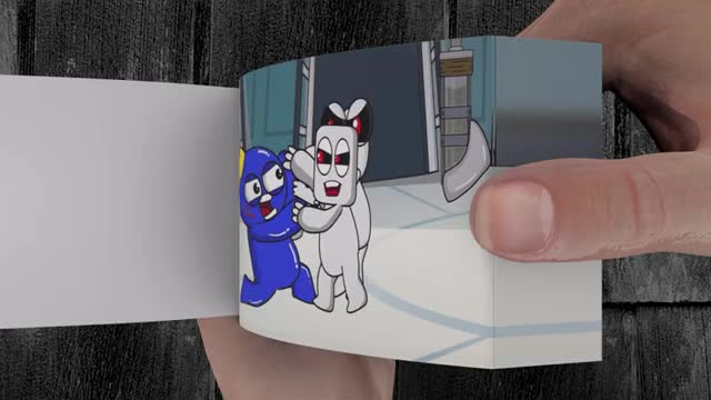 πππRainbow Friends Blue Wanna Be a Good Man Flipbook ππ