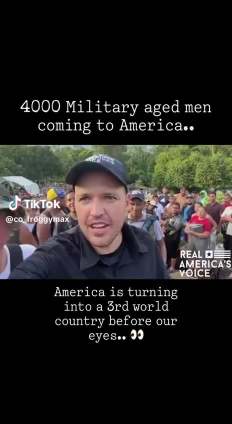 Thousands Of Military Age Men Pretending To Be Peaceful At Southern Border