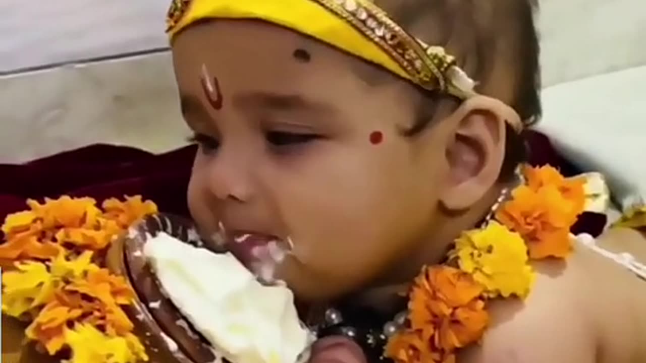 BABY EATING THE BUTTER