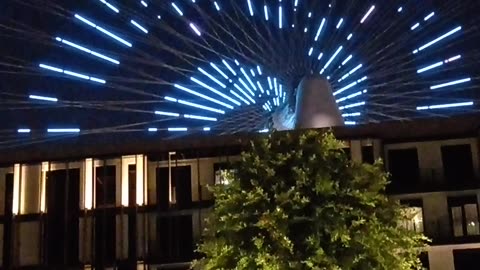 night view in bluewaters Island