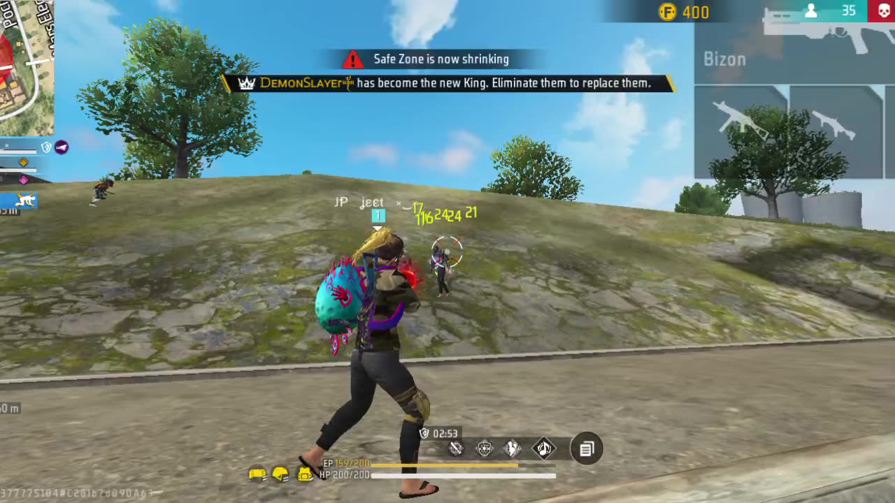 Free fire gameplay