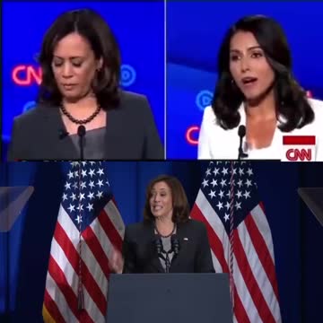 Kamala Harris before and now…