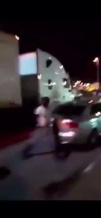 looting this FedEx truck until it tried to drive away while dragging someone