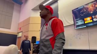 Deion Sanders Prays With His Players at Jackson State